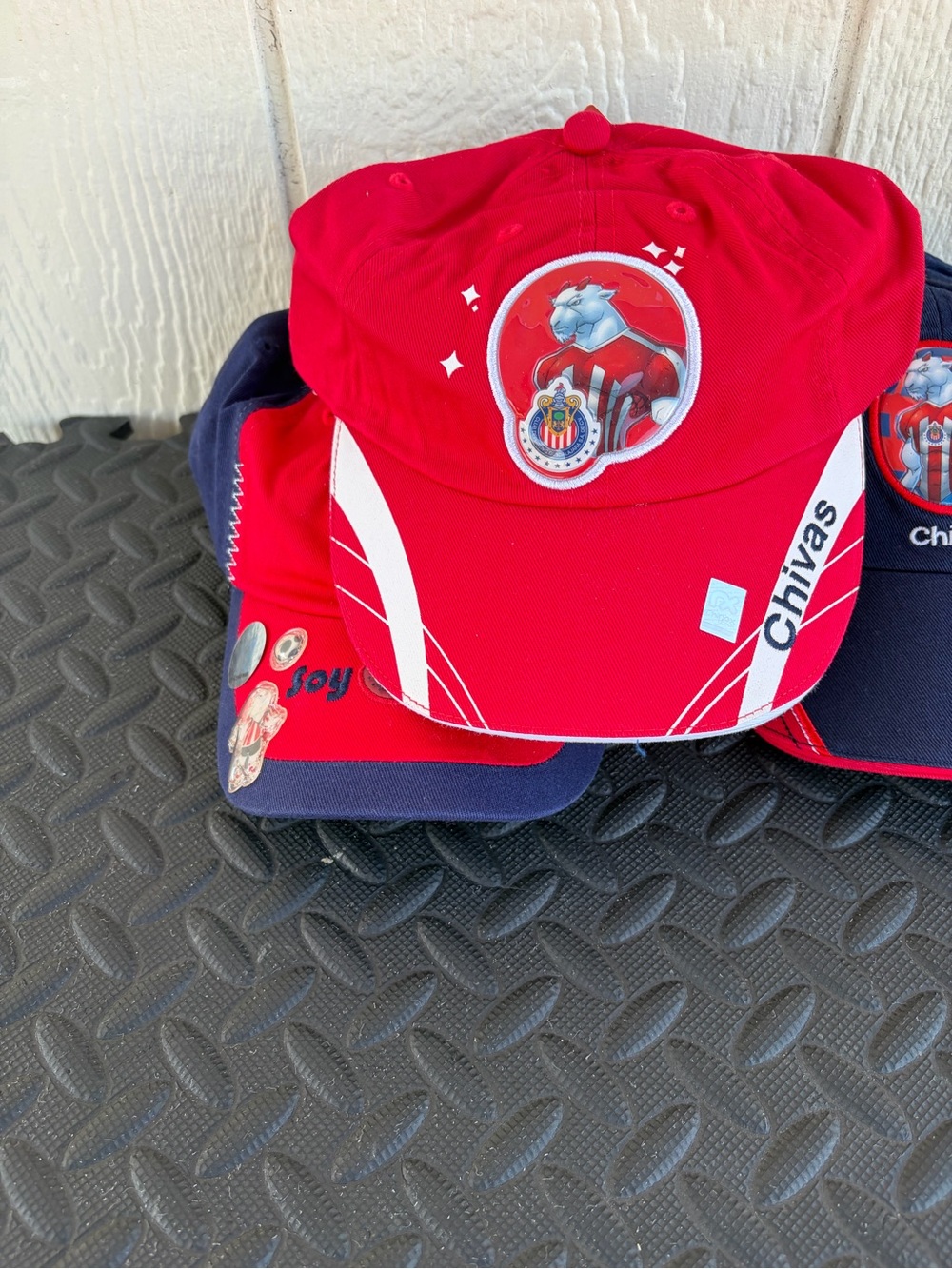 Chivas Baseball Caps - Red & Navy Trio Unisex